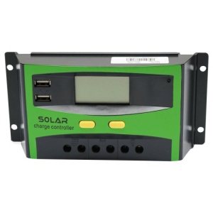 Regulator tensiune pentru panou solar 20A 48V 2X port USB BK87459 - Img 1
