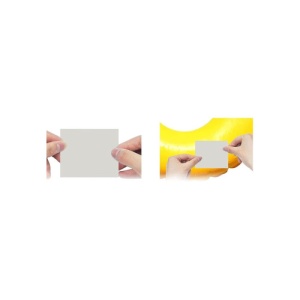 Set 10 plasturi rezistenti la apa Super Adeziv Flex Tape culoare alb 10cmx10cm Cod: AT115 - Img 1