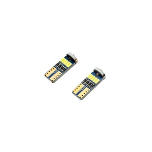 Set 2 becuri LED SMD 12V T10 0,05A lumina rece Cod: BK80042 - Img 3