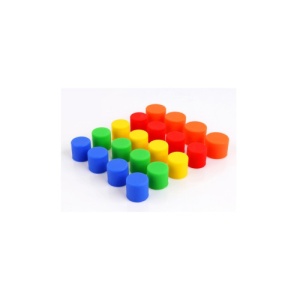 Set 20 capacele prezoane de 21" din cauciuc diferite culori - Img 1
