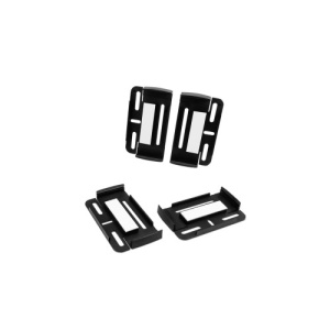 Set 4 suporÈ›i numÄƒr Ã®nmatriculare Tiger Slim culoare Negru - Img 1