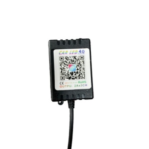 Set 6 lampi cu LED RGB 12V grila masca control prin aplicatie telefon,diverse jocuri de lumini sau lumina continua. Cod: 1110106/P6 - Img 4
