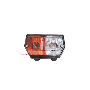 Set lampi semnalizare si pozitie tractor fata, stanga si drapta cu bec 12V U-650 Cod: LSF-1D / LSF-3S - Img 2