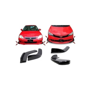 Set prelungire coltar bara premium negru lucios Cod: CLT1006 - Img 2