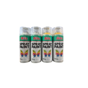 Spray vopsea Akfix Negru Mat 400ml Cod: RAL9005 - Img 2