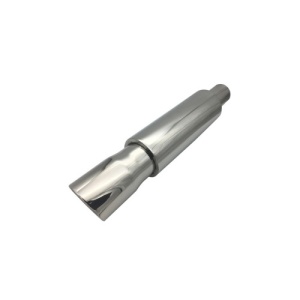 Toba inox universala, iesire 7.5 cm, intrare 4.8 cm, lungime 50 cm Cod: 502023 - Img 2