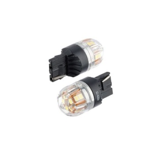 Bec o faza T20 7440 W21W 15SMD 2835 12V CANBUS nonpolar 320 lumen Lumina galbena Cod:SPT15-7440-Y - Img 1