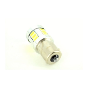 Bec o faza TV BA15S 5630 18SMD Alb Canbus 9v-30v nonpolar Cod:JSUN09 - Img 2