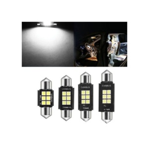 Bec sofit 36mm 6SMD 3030 12V Canbus 300 lumen Lumina alba Cod: HH032 - Img 3