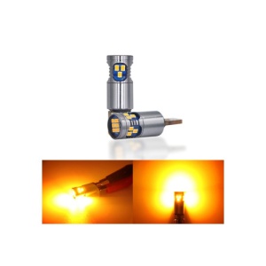 Bec T10 18SMD 2016 12V Canbus 400 lumen Lumina galbena Cod: HH025 - Img 2