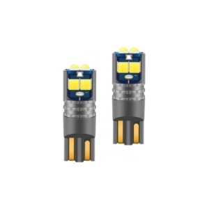 Bec T10 6SMD 3030 12V Canbus 400 lumen Lumina alba Cod: HH022 - Img 2