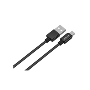 Cablu de date Type C , V-TAC, Seria Silver, Negru, 1m Cod: VT-5322 - Img 3