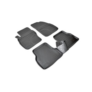 Covoare cauciuc stil tavita Ford Focus II 2004-2011 Cod: 3D 60413 / A10 - Img 1