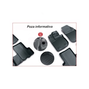 Covoare cauciuc tavita compatibil Nissan Navara 2014-> Cod: 3D 62511/ A10 - Img 2