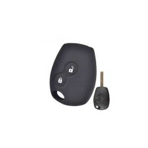 Husa silicon carcasa telecomanda 2 butoane compatibila Logan Cod: LG2B - Img 3