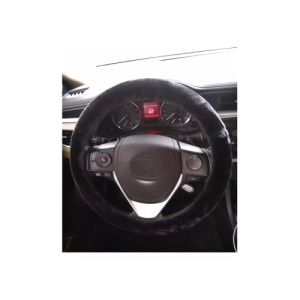 Husa volan pufoasa marime M , culoare Neagra Cod: XSH5114 - Img 2