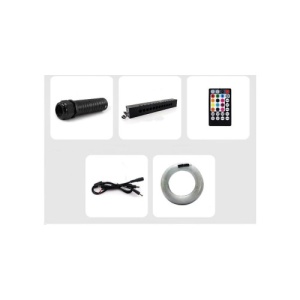 Kit fibra optica LED RGB+W plafon instelat cu efect meteorit si Stea Cazatoare 700 fire ,3m 12V Cod: HH-4-700 - Img 4