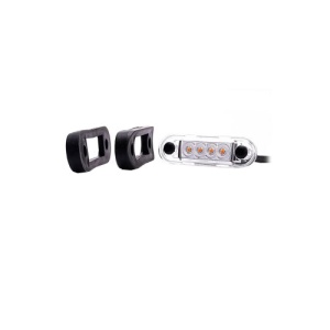 Lampa gabarit, 84x27, LED, slim, rosie, cu 2 garnituri bullbar, Fristom , Cod: FT-073C - Img 3