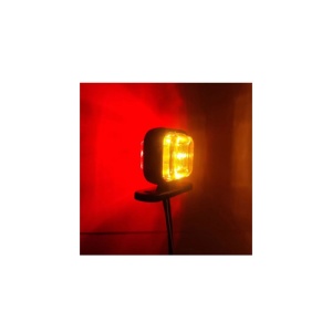 Lampa gabarit patrata LED tip neon portocalie si rosie 12V-24V Cod: 202204 - Img 4