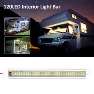 Lampa interior LED cu buton 120SMD 12W 980lm 12-24V Lumina: alba Cod:W15266 - Img 3