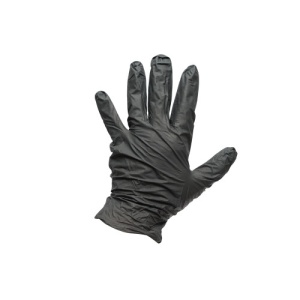 Manusi din nitril negre nepudrate cu textura aderenta pe degete, 100 bucati Cod: DISTT87 / DISTT86 / DISTT85 - Img 2