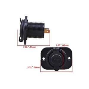 Mufa bord USB 12-24V Cod: SPP03 - Img 3