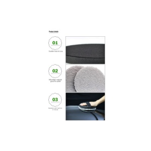 Pad abraziv din microfibra pentru polishare, diametru 125 mm Cod: PGP04 - Img 3