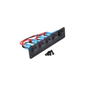 Panou cu 5 intrerupatoare, 12V 20A Cod: SPA60 - Img 4