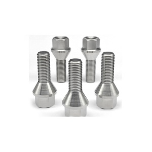 Prezoane pentru jante de aluminiu, M14x1,5 mm, cu con drept, lungime 28 mm, cap cheie 17 Cod: B153 - Img 1