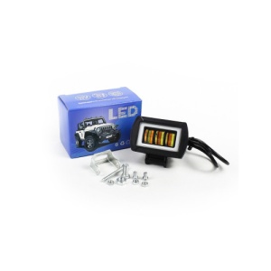 Proiector LED cu angel eyes DRL alb 1000lm Cod: ZC-3WY-1 - Img 4