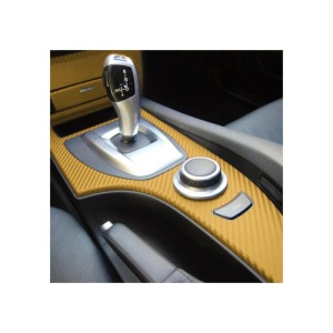 Rola folie carbon 3D culoare Galben latime 1.27mx30m - Img 2