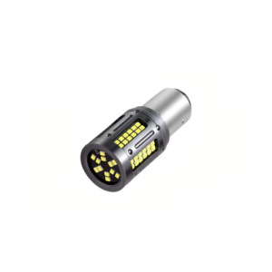 Set 2 becuri o faza T.N. BAU15S 84SMD Canbus 12V-24V nonpolar lumina alba 1000 lumen 25W Cod: HH005 - Img 2