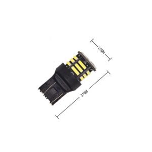 Set 2 becuri o faza T20 7440 21SMD 12V 300 lumen lumina alba Cod: HH017 - Img 2