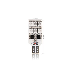 Set 2 becuri pozitie RGB cu telecomanda T10, 12 LED SMD 5050 RGB 12V - Img 2