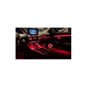 Set 2 lumini ambientale LED RGB DIGITAL, poate afisa mai multe culori in acelasi timp pentru banda LED tip apa curgartoare, cu aplicatie BTT Cod: ZC02 - Img 3
