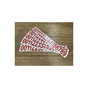 Set abtibilduri pentru numar de telefon, cu 16 cifre fiecare, Cod: TZ-123 - Img 1