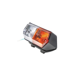 Set lampi semnalizare si pozitie tractor fata, stanga si drapta cu bec 12V U-650 Cod: LSF-1D / LSF-3S - Img 3