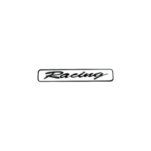 Abtibild "Racing" culoare Alb Cod: DZ-077 - Img 1