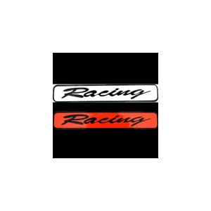 Abtibild "Racing" culoare Alb Cod: DZ-077 - Img 2