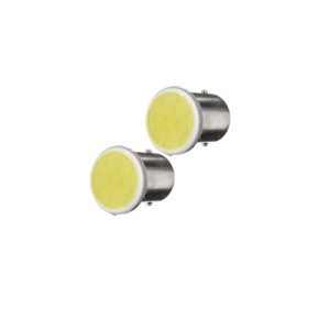 Bec cireasa 3W COB BA15S lumina alba 12V ( Tip vechi Simetric) Cod:JSUN51 - Img 1