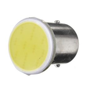 Bec cireasa 3W COB BAU15S lumina rosie 12V ( Tip nou ASIMETRIC ) 56266T.N.R-12V - Img 1