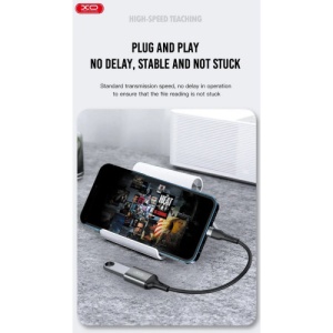 Cablu adaptor OTG USB 2.0 la TIP C viteza transfer 480Mbp COD: XO-NB201-480 - Img 3