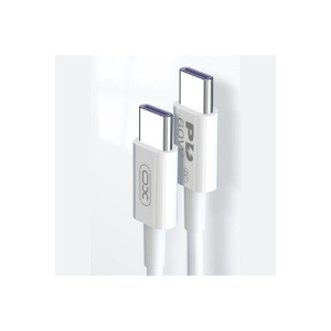 Cablu pentru incarcare PD 60W Quick Charge si transfer date Type-C la Type-C / 2 metri Cod:XO-Q190B - Img 2