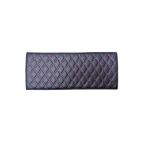 Covoras tunel imitatie piele negru cusatura rosie 25x60cm - Img 1