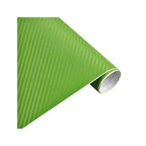 Folie carbon 3D culoare verde latime 1.27mx1m - Img 1