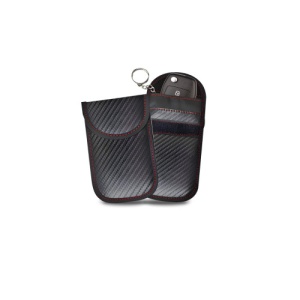 Husa cheie auto cu blocare frecventa radio, RFID Blocker, 14.5 x 9.5 cm, negru Cod: RAZ410 - Img 1