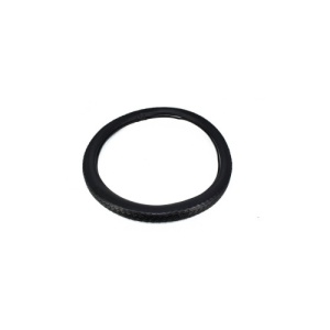 Husa volan din imitatie de piele impletita marime M culoare negru Cod: FX98 - Img 1