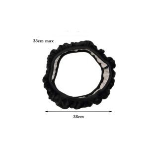Husa volan pufoasa marime M , culoare Neagra Cod: XSH5114 - Img 3