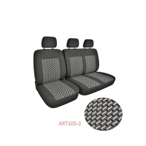 Huse Auto Textil 2+1 Premium Scaun Sofer si Bancheta Stanga, burete 10mm + 5mm Cod: ART105 - Img 3