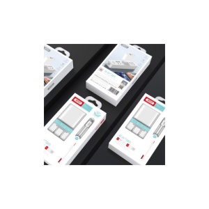 Incarcator retea USB/USB-C, Quick Charge QC3.0 20W cu cablu compatibil Lighting (Iphone ) Cod:XO-L64-NB113 - Img 2
